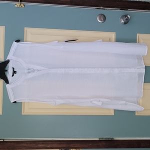 Cute! NWT Zac & Rachel white 👗 style beach cover-up